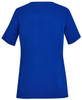 CST942LS Biz Care Womens Avery Tailored Fit Round Neck Scrub Top Electric Blue Back