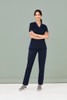 CSP047LL Biz Care Womens Riley Straight Leg Scrub Pant Midnight Navy