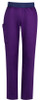 CSP047LL Biz Care Womens Riley Straight Leg Scrub Pant Purple Front
