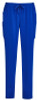 CSP943LL Biz Care Womens Avery Multi-Pocket Slim Leg Pant Electric Blue Front