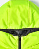 SW80 AIW Unisex Hi-Vis Modern Styling Hooded Puffer Jacket Yellow/Ash Hood