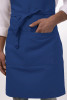 F8 Chef Works Bib Apron Royal Pocket