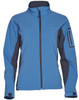 JK32 Winning Spirit Whistler Soft Shell Contrast Jacket Ladies Mild Blue/Grey