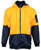 3013 WorKit Hi-Vis 2 Tone Full Zip Tech Fleece Hoodie Orange/Navy 3013 WorKit Hi-Vis 2 Tone Full Zip Tech Fleece Hoodie Orange/Navy