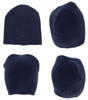AH742 Grace Collection 100% Wool Beanie Sides