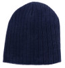 AH770 Grace Collection 100% Cotton Beanie Navy