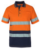 6DCPS JB's Wear Hi Vis (D+N) S/S Cotton Polo Orange/Navy 6DCPS JB's Wear Hi Vis (D+N) S/S Cotton Polo Orange/Navy