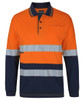 6DCPL JB's Wear Hi Vis (D&N) L/S Cotton Polo Orange/Navy 6DCPL JB's Wear Hi Vis (D&N) L/S Cotton Polo Orange/Navy