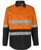 6DSWL JB's Wear Hi Vis (D+N) L/S Stretch Work Shirt with Tape Orange/Black 6DSWL JB's Wear Hi Vis (D+N) L/S Stretch Work Shirt with Tape Orange/Black