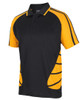 7APS JB's Podium Arachnid Polo Black/Gold Side