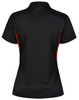PS80 Winning Spirit Pursuit Polo Ladies Black/Red Back