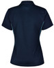 PS80 Winning Spirit Pursuit Polo Ladies Navy/Aqua Blue Back