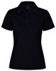 PS76 Winning Spirit Icon Polo Ladies Black