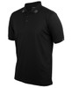 7S4P JB's Wear Podium 4 Stripe S/S Stretch Polo Black/Charcoal