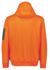 ZT667 Syzmik Workwear Unisex Water Resistant Hoodie Orange Back