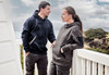 ZT667 Syzmik Workwear Unisex Water Resistant Hoodie Navy Charcoal