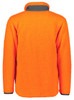 ZT285 Syzmik Workwear Unisex Streetworx Full Zip Sherpa Fleece Orange/Grey Back