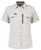 ZW765 Syzmik Workwear Womens Outdoor S/S Shirt Natural