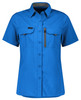 ZW765 Syzmik Workwear Womens Outdoor S/S Shirt Cobalt