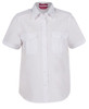 6ESS1 JB's Wear Ladies Epaulette Shirt S/S White 6ESS1 JB's Wear Ladies Epaulette Shirt S/S White