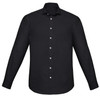 RS969ML Biz Corporates Mens Charlie Slim Fit Long Sleeve Shirt Black