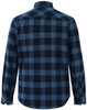 WT11 AIW Unisex classic Flannel Plaid Long Sleeve Shirt Navy/Slate Back