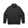 5167 AS Colour Mens Relax Faded Half Zip Faded Black 5167 AS Colour Mens Relax Faded Half Zip Faded Black