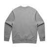 5160 AS Colour Mens Relax Crew Grey Marle Back