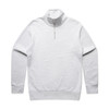 5125 AS Colour Mens Stencil Half Zip Crew White Marle