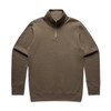 5125 AS Colour Mens Stencil Half Zip Crew Walnut