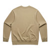 5145 AS Colour Mens Heavy Crew Grey Sand Back