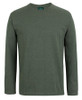 1LSNC Colour of Cotton Long Sleeve Non-Cuff Tee Army Marle