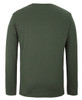 1LSNC Colour of Cotton Long Sleeve Non-Cuff Tee Army Back