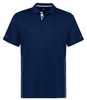 P200MS Biz Collection Mens Balance Short Sleeve Polo Navy/White