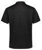 P200MS Biz Collection Mens Balance Short Sleeve Polo Black/Red Back