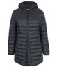 3APC1 JB's Wear Ladies Puffer Coat Black Opened