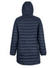 3APC1 JB's Wear Ladies Puffer Coat Navy Back Hood up