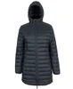 3APC1 JB's Wear Ladies Puffer Coat Black Hooded