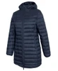 3APC1 JB's Wear Ladies Puffer Coat Navy Side