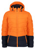 ZJ240 Syzmik Workwear Unisex Streetworx Hooded Puffer Jacket Orange/Navy