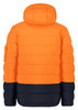 ZJ240 Syzmik Workwear Unisex Streetworx Hooded Puffer Jacket Orange/Navy Back