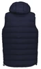 ZV245 Syzmik Workwear Unisex Streetworx Hooded Puffer Vest Navy Back