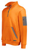 ZT665 Syzmik Workwear Unisex Streetworx Water Resistant 1/4 Zip Hoodie Orange Side