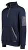 ZT665 Syzmik Workwear Unisex Streetworx Water Resistant 1/4 Zip Hoodie Navy Side