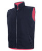 6HRV JBs Wear Hi Vis 4602.1 Reversible Vest Hv Pink/Navy Inner Side