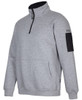 6CHF JB's Wear 350 Premium Trade Half Zip Fleece 13% Marle/Black Side
