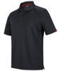 7STC JB's Wear Podium Contrast Stretch Polo Black /Red Side