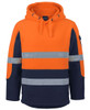 6DLP JB's Wear Hi Vis Day and Night 450G Pull Over Shephard Hoodie Orange/Navy