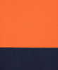 6CHVH JB's Wear 350G Hi Vis Trade Hoodie Orange/Navy Fabric
