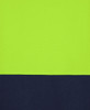 6CHVH JB's Wear 350G Hi Vis Trade Hoodie Lime/Navy Fabric